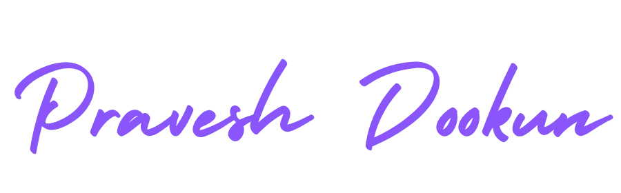 Pravesh Dookun signature